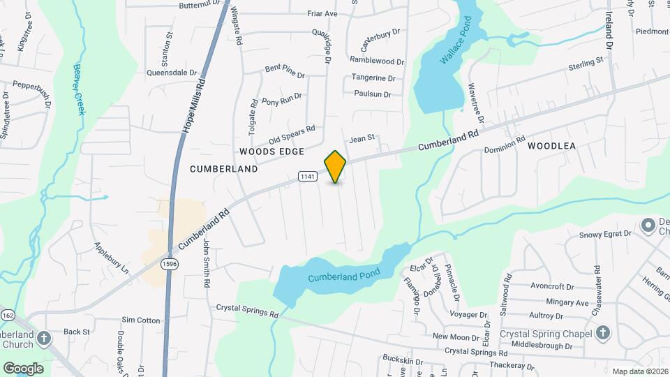 2610 Crystal Springs Dr Map and Location Details