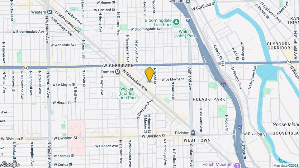 1412 N Elk Grove Ave Map and Location Details