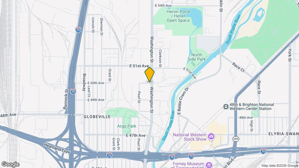 4965 Washington St Map and Location Details