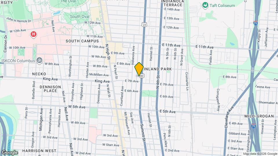 1359-1365-1365 Summit St Map and Location Details