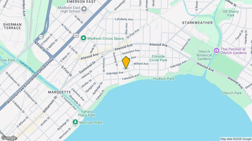 2302 Oakridge Ave, Unit First Floor Map and Location Details