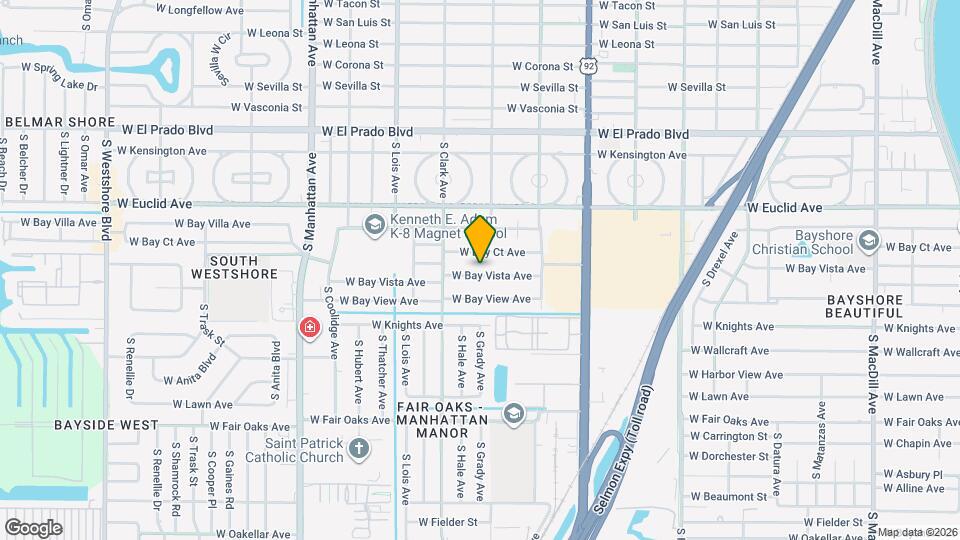 3923 W Bay Vista Ave Map and Location Details