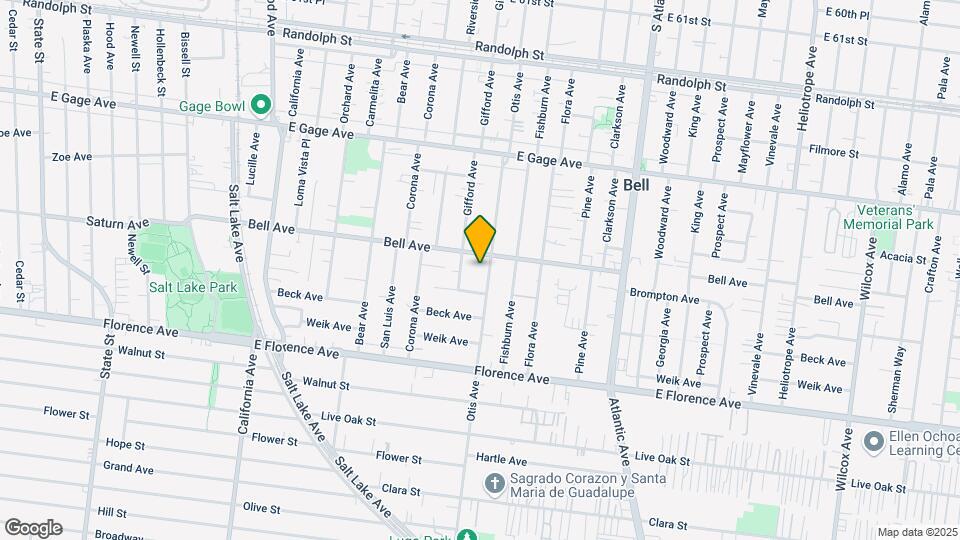 6815 Otis Ave Map and Location Details