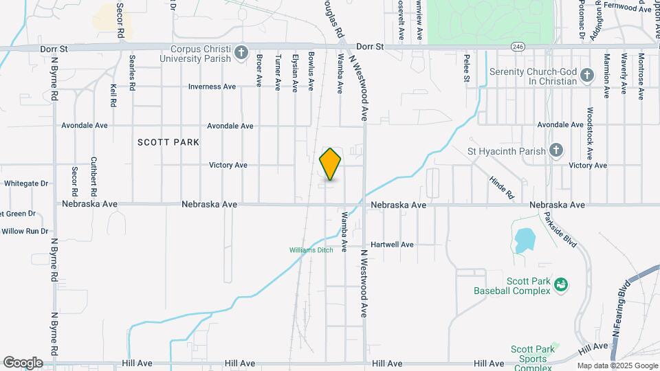 628 Burbank Dr Map and Location Details
