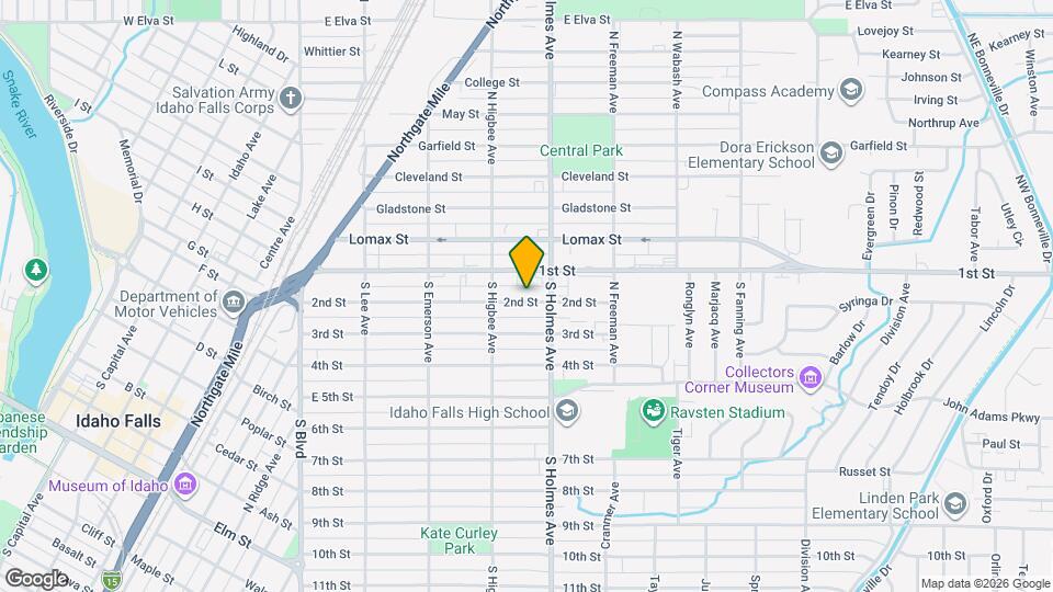 455 2nd St Map and Location Details