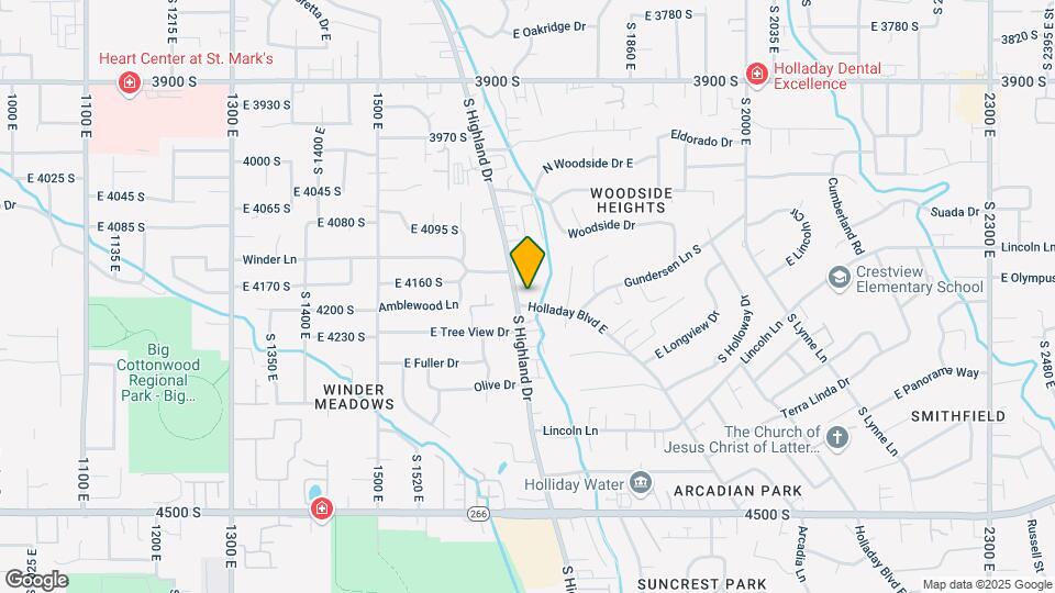 1731 S Holladay Blvd Map and Location Details