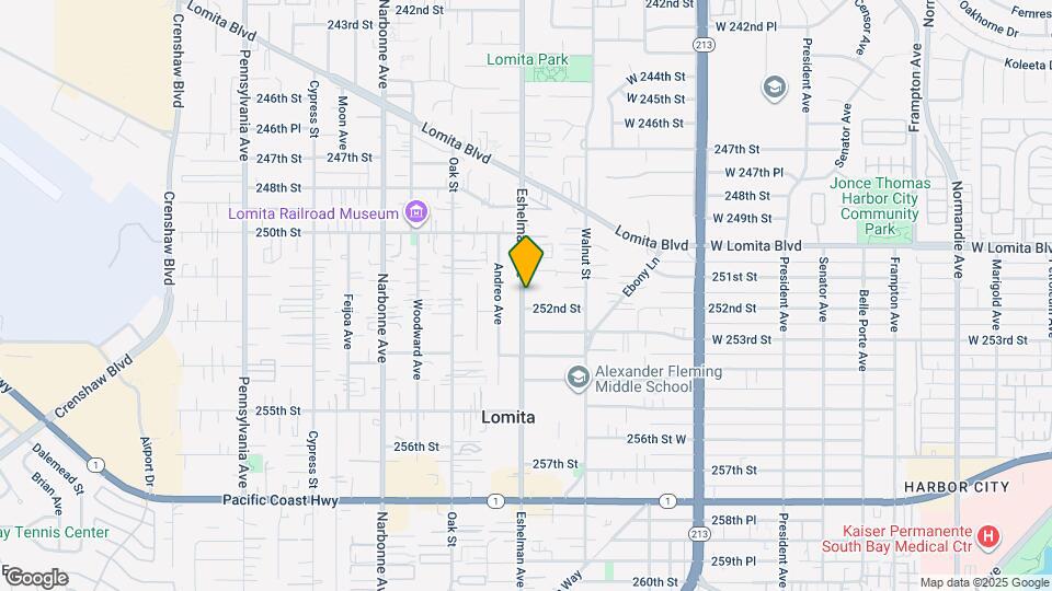 25120 Eshelman Ave, Unit - House Map and Location Details