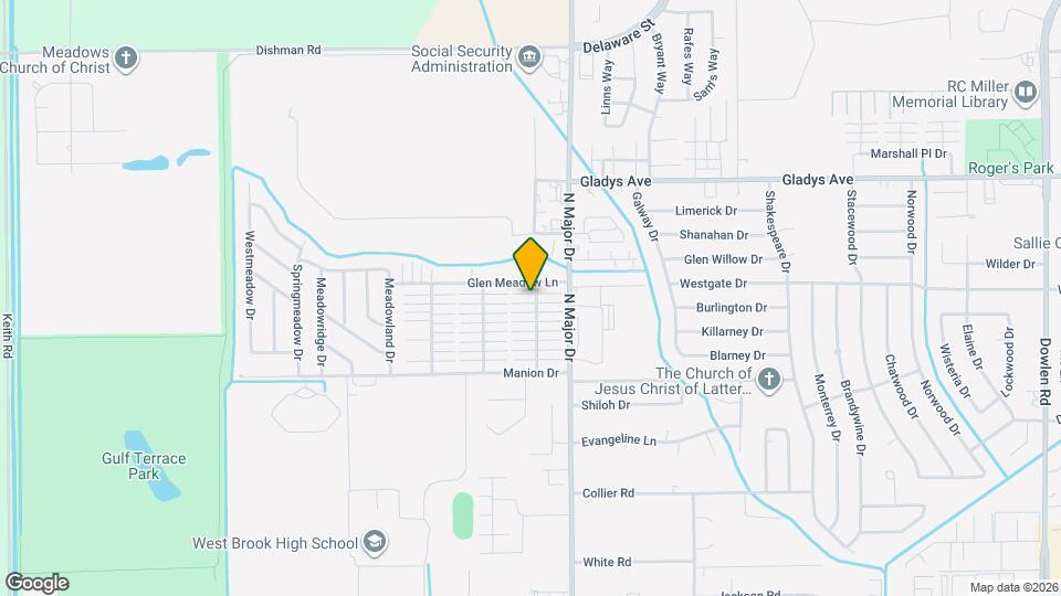 1171 Park Meadow Dr Map and Location Details