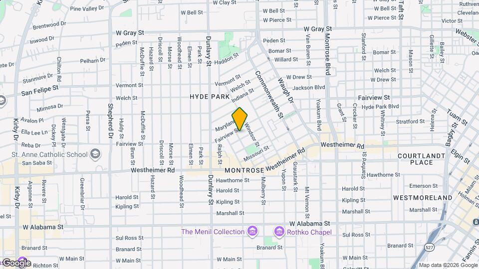 2409 Ridgewood St Map and Location Details