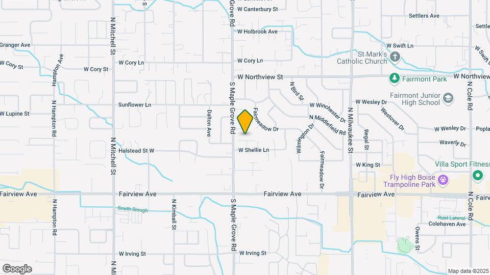 8950 W Shellie Ln Map and Location Details