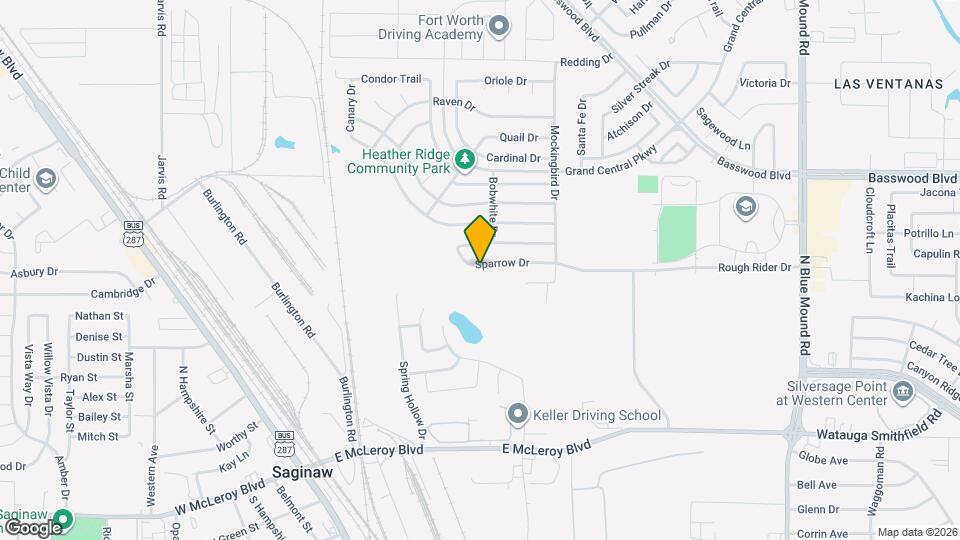 629 Sparrow Dr Map and Location Details