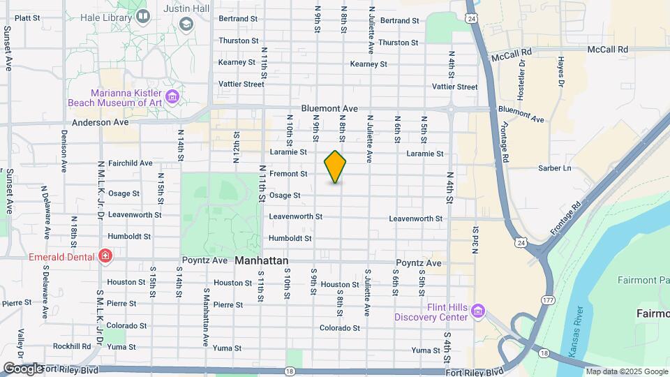 806 Osage St Map and Location Details