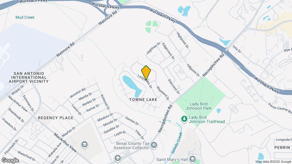 10806 Lazy Oaks Dr Map and Location Details