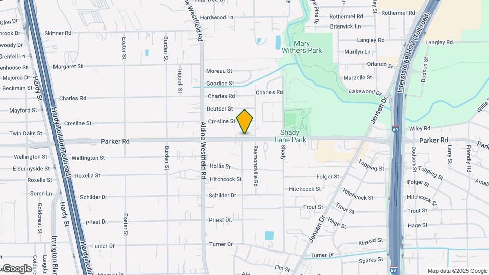 2503 Parker Rd Map and Location Details