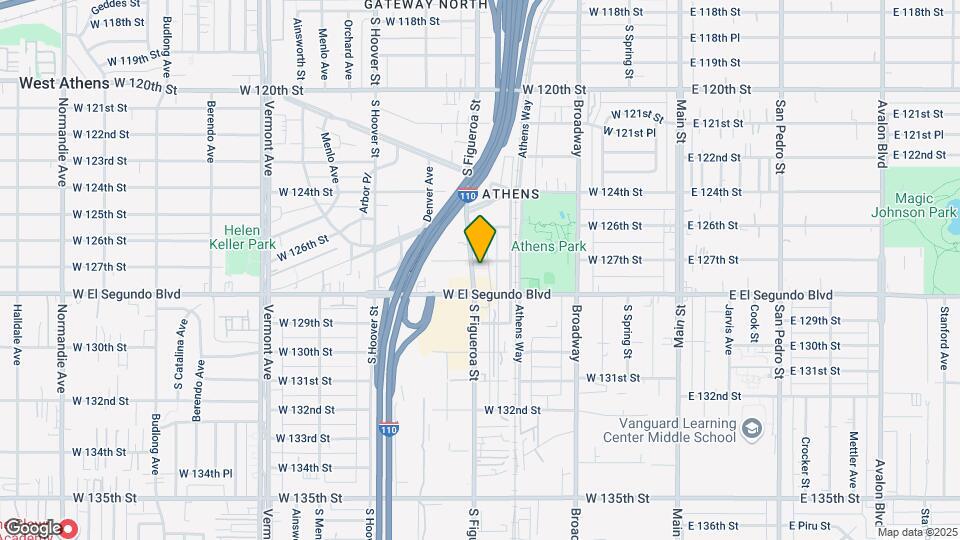 12714 S Figueroa St Map and Location Details