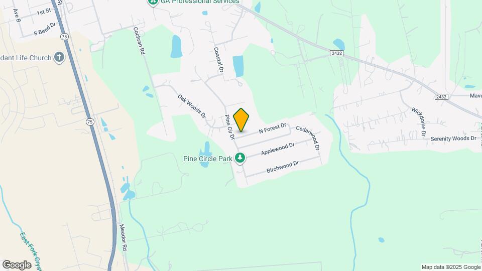 205 N Forest Dr Map and Location Details