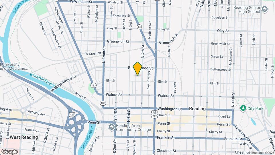 317 Rose St Map and Location Details