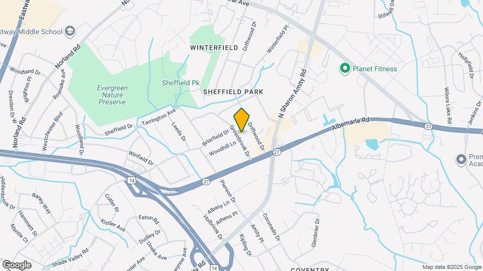 5221 Greenbrook Dr Map and Location Details