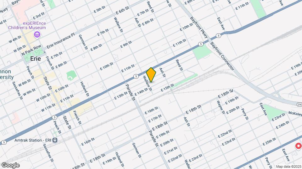 506 E 14th St Map and Location Details