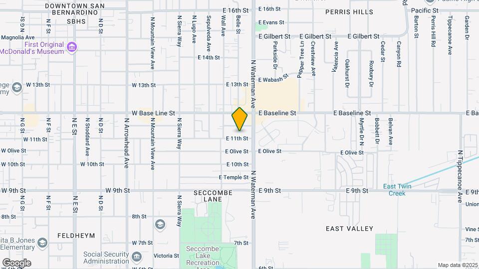 254 E 11th St Map and Location Details