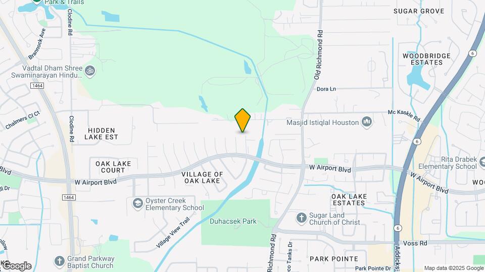 16302 Ash Point Ln Map and Location Details