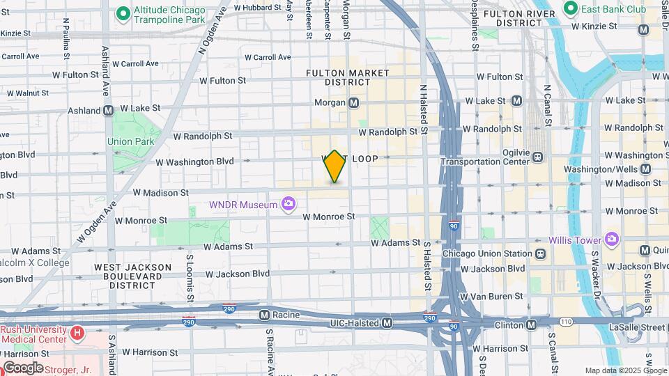 902 W Madison St Map and Location Details