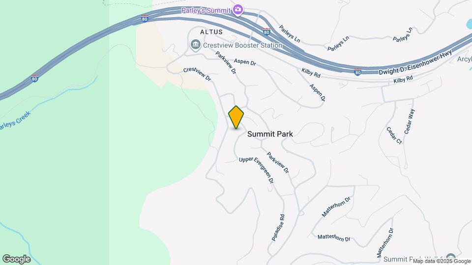 575 Upper Evergreen Dr Map and Location Details
