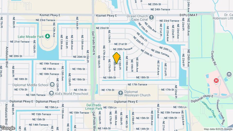 1905 NE 18th Ave Map and Location Details