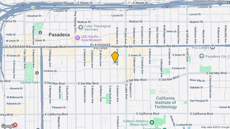 153 S Hudson Ave Map and Location Details