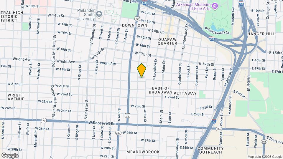 314 W Charles Bussey Ave Map and Location Details