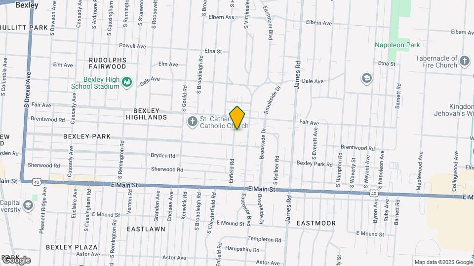 514 Enfield Rd Map and Location Details