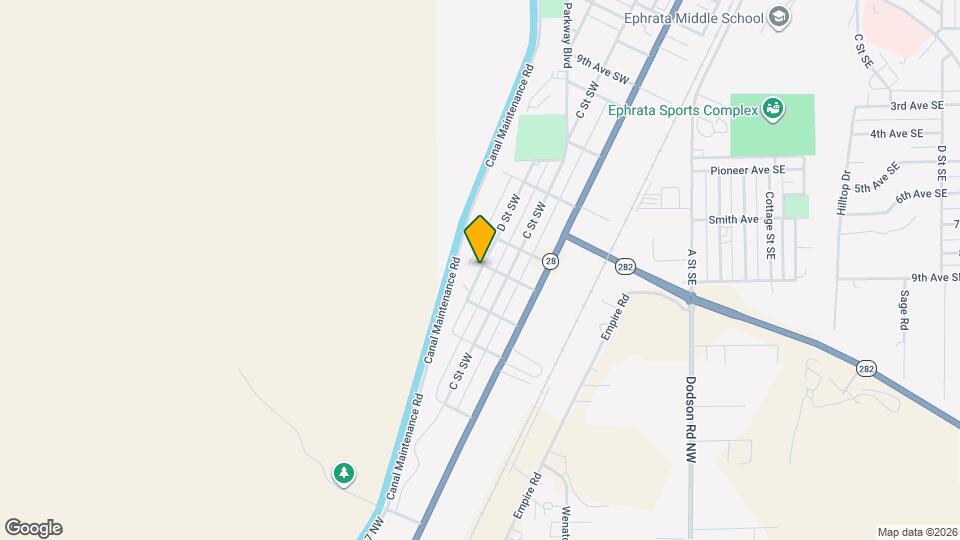 1407 D St SW Map and Location Details