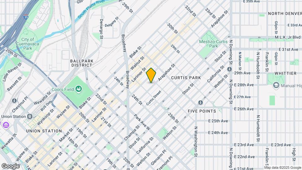 2525 Arapahoe St, Unit 108 Map and Location Details