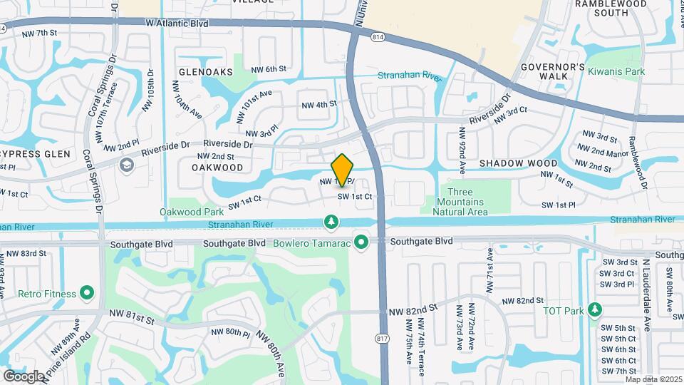 9697 SW 1st Ct Mapa y Detalles de la Ubicación