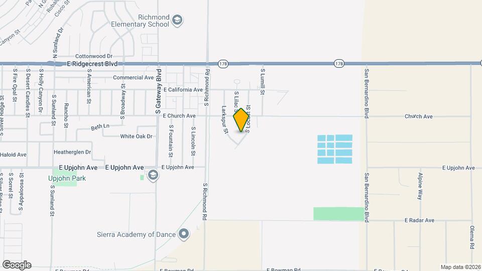 325 S Locust St Map and Location Details