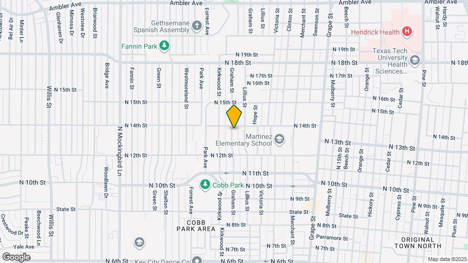 1333 Graham St Map and Location Details