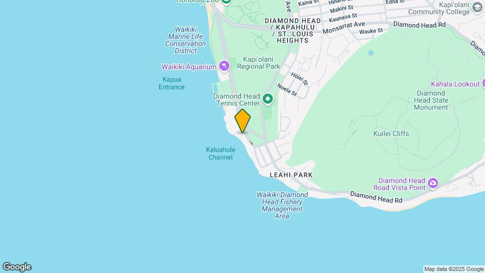 2957 Kalakaua Ave Mapa y Detalles de la Ubicación