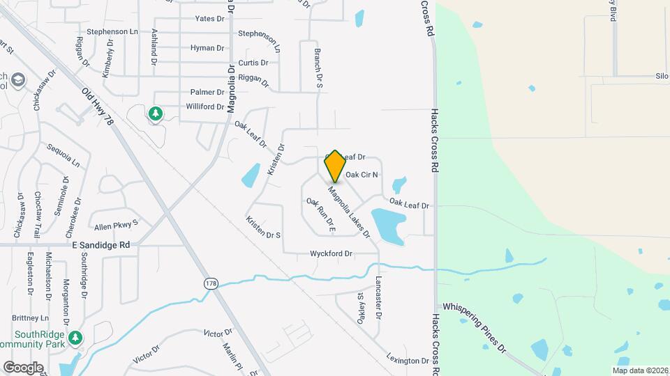 6330 Magnolia Lakes Dr Map and Location Details