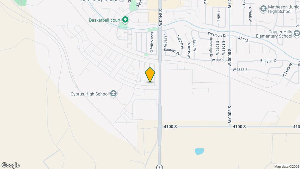 8455 W Bowie Dr Map and Location Details