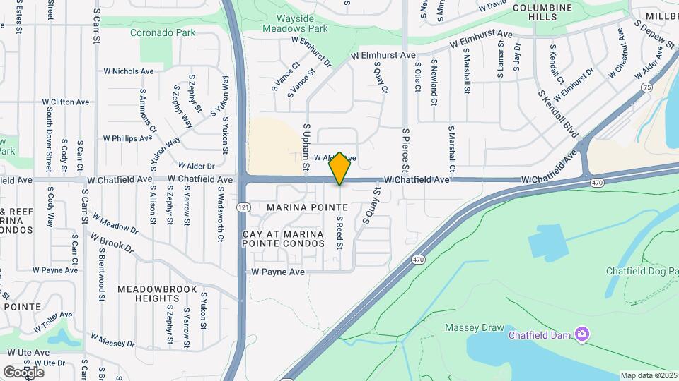 8327 S Reed St Map and Location Details