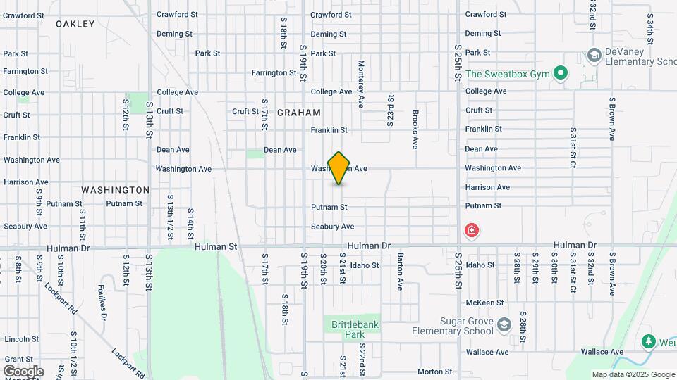 1465 S 21st St Map and Location Details