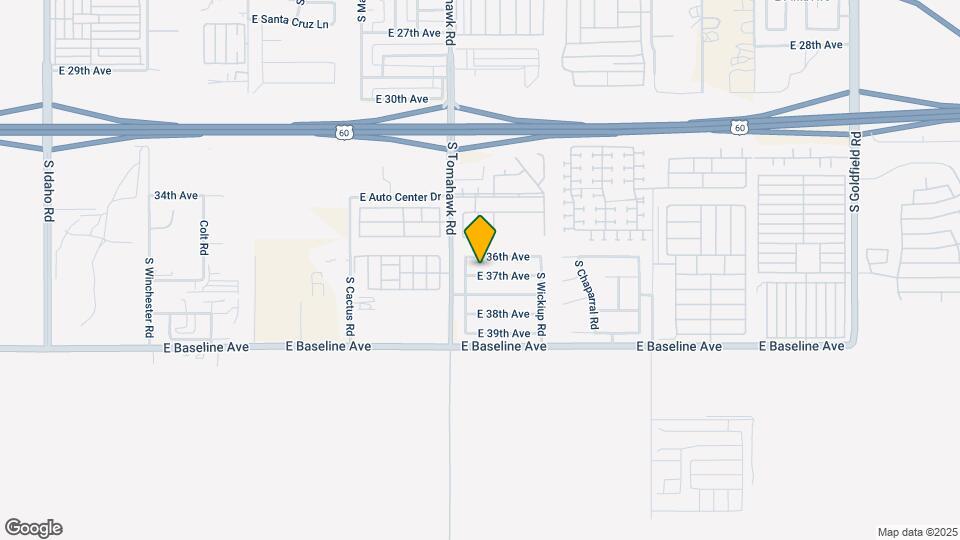 1758 E 37th Ave Map and Location Details