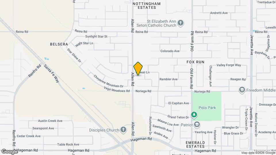 12806 Oahu Ln Map and Location Details