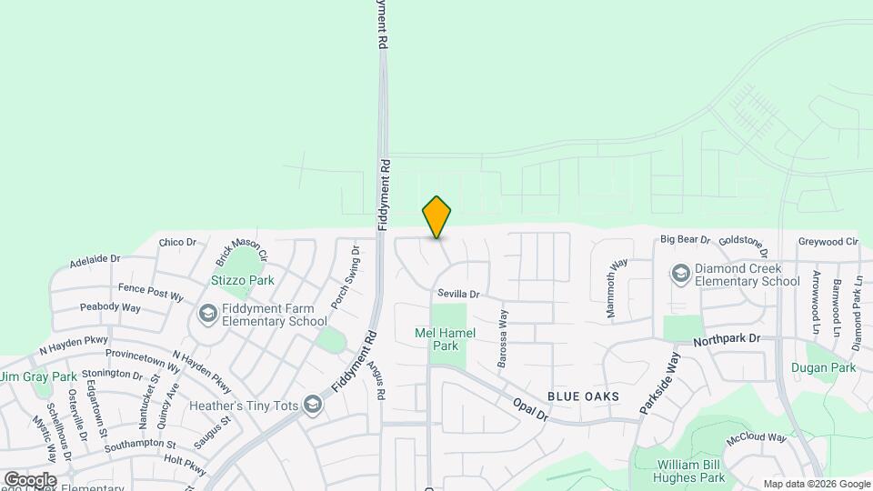 1757 Pico Rivera Dr Mapa y Detalles de la Ubicación