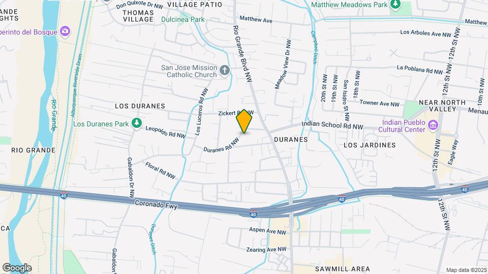 2520 Duranes Rd NW Map and Location Details