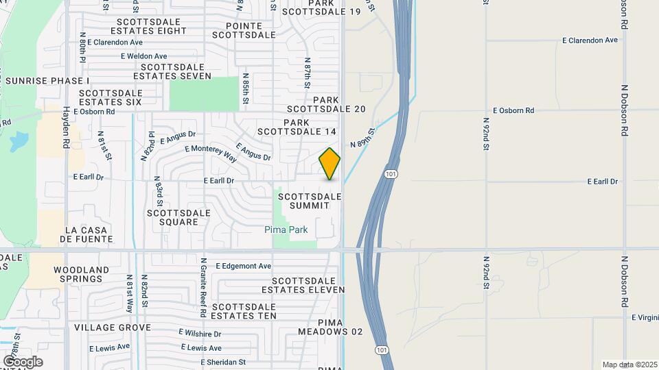 3080 N 87th Way Map and Location Details