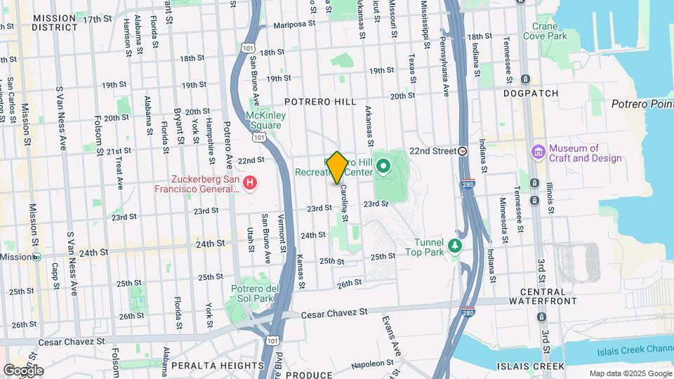 1030 Carolina St Map and Location Details