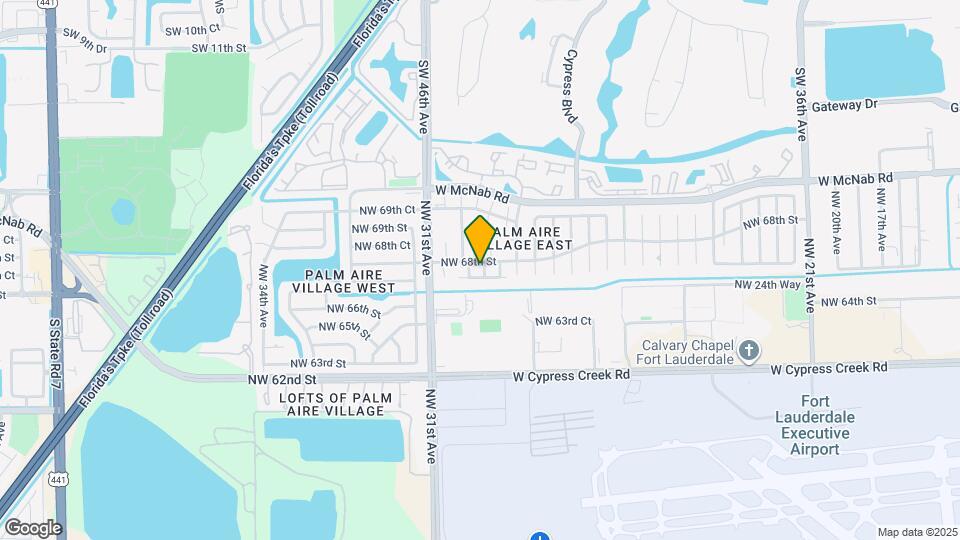 6729 NW 29th Way Map and Location Details