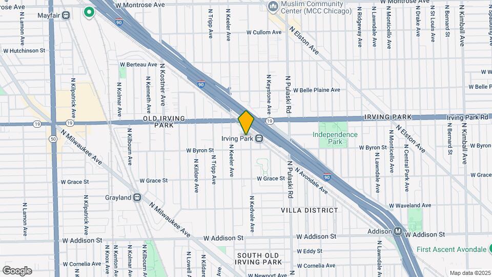 3918 N Kedvale Ave Mapa y Detalles de la Ubicación