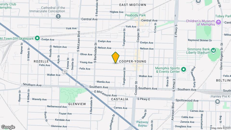 2023 Young Ave Map and Location Details